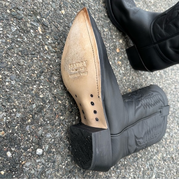 Sandra Men’s Cuervo Western Boots W/ Pointer Toe Size 11 Barely Used - Picture 5 of 12